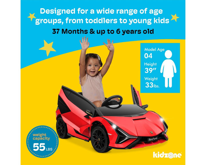 Lamborghini Sian Ride On Sports Car for Kids