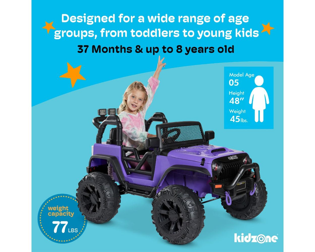 12V Power Wheels Ride On Truck for Kids