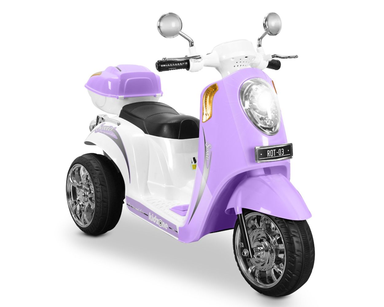 Kidzone 6V Ride On Motorcycle Kids Electric Car for Indoor Outdoor Fun Enhances Balance kidzonetoys.shop