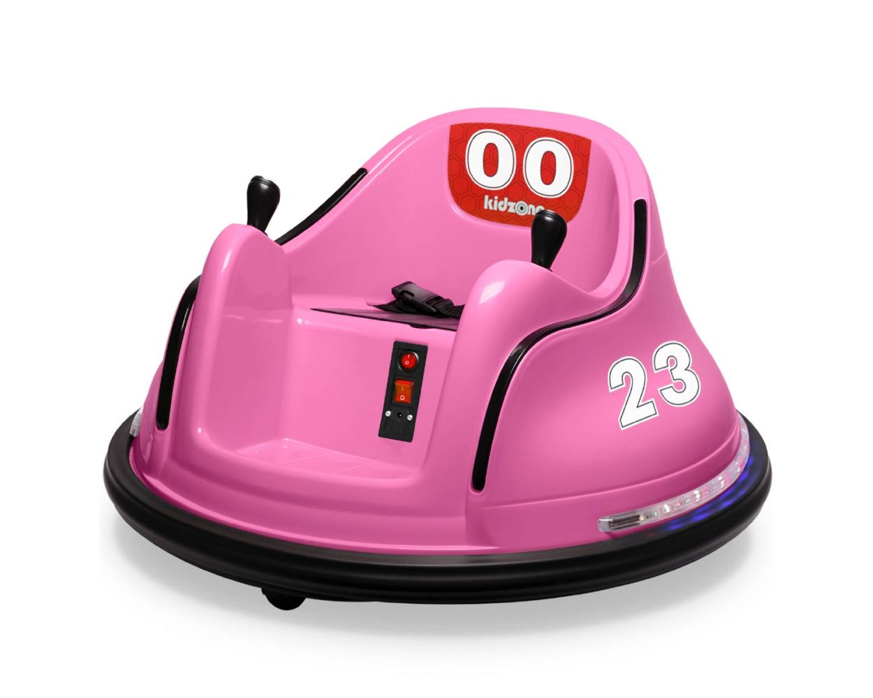 Kidzone 6V Electric Ride-On Bumper Car for Toddlers, 360° Spin