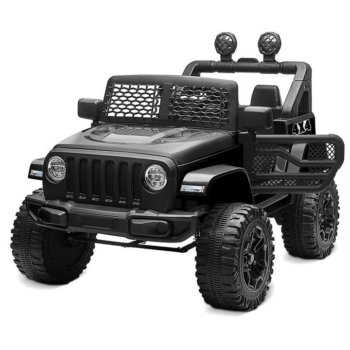 12V Power Wheels Ride-On Truck for Kids with a DIY License Plate