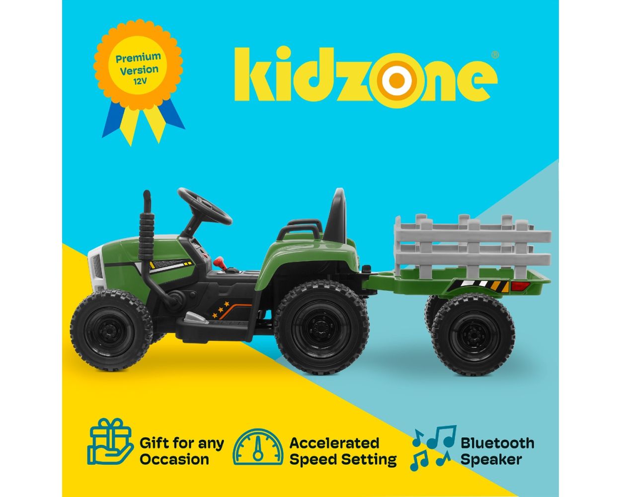 Kids electric ride on tractor sales