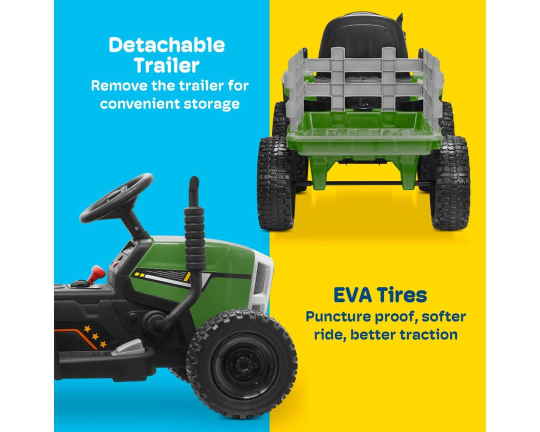 V2 Tractor Ride On Toy for Kids