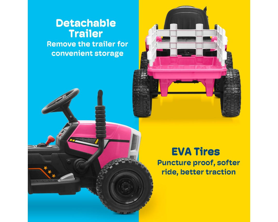 V2 Tractor Ride On Toy for Kids