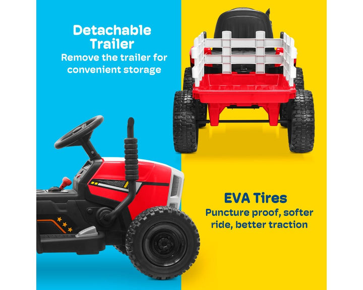 V2 Tractor Ride On Toy for Kids