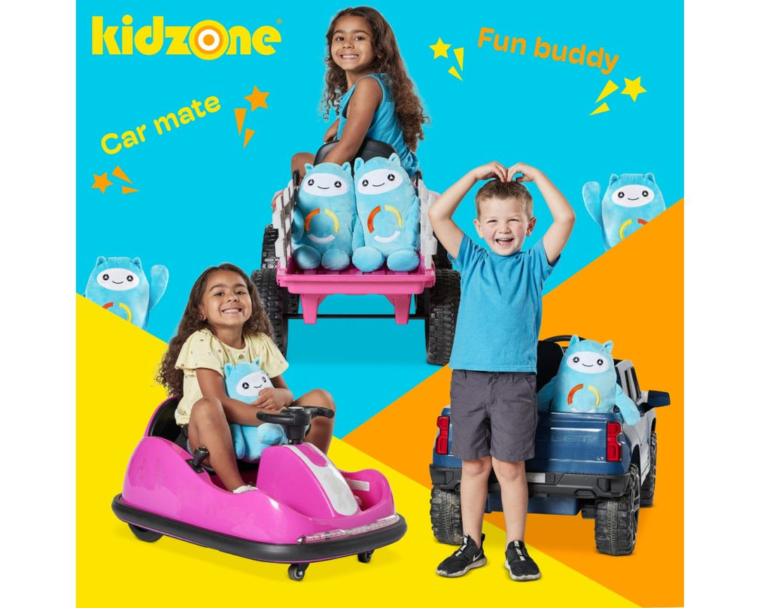 KIDZONE VOVO The New Original Ride-On Soft Colorful Plushie