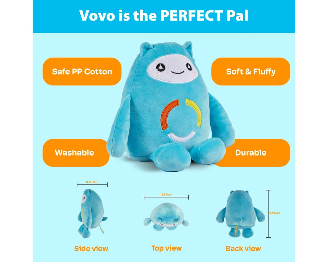 KIDZONE VOVO The New Original Ride-On Soft Colorful Plushie