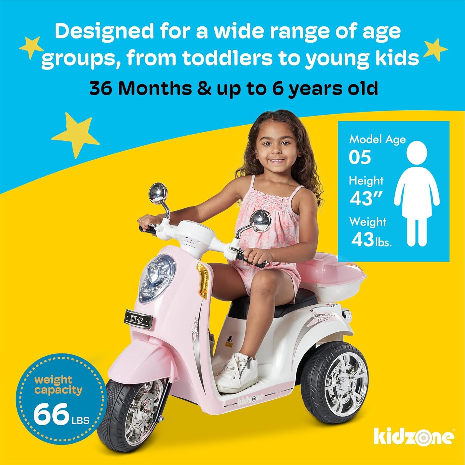 Toddler electric ride on scooter sales